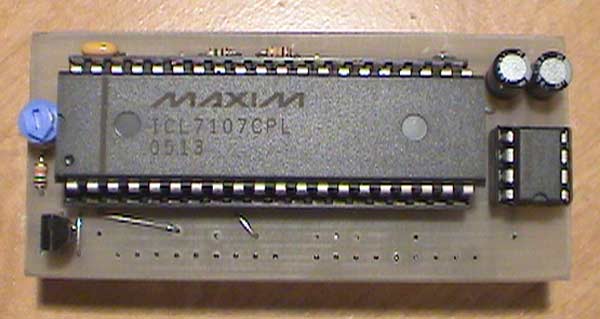 ICL7107 / ICL7106 volt meter circuit