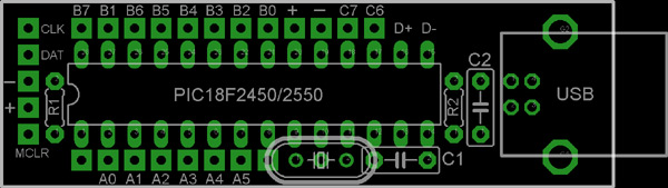 USB IO Board Controller PCB Layout