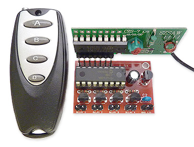 RF Remote Control 433MHz Four Channel