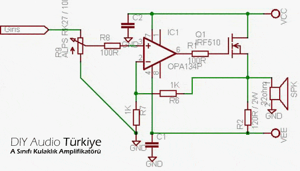 Class A Headphone Amplifier