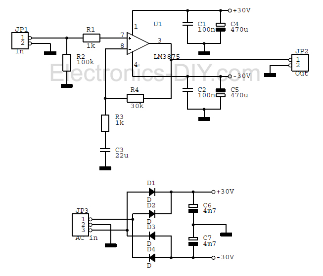 LM3875 Power Amplifier