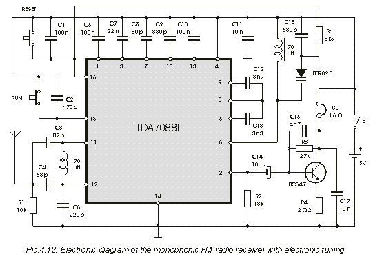 Tda7000 приемник детальная схема