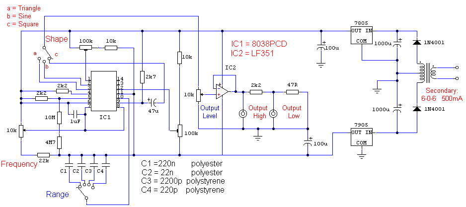 8038 Function Generator 