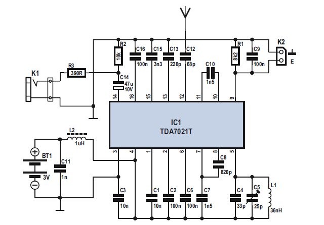 Single Chip FM Receiver TDA7012