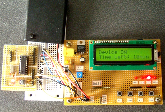 Relay Timer with PIC16F628