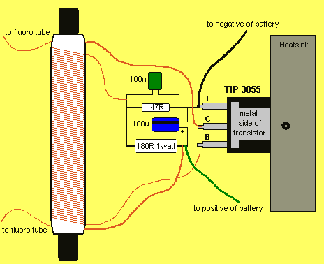 12V Fluorescent Light Inverter
