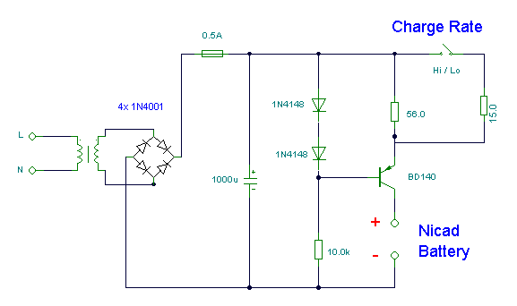 Nicad Battery Charger