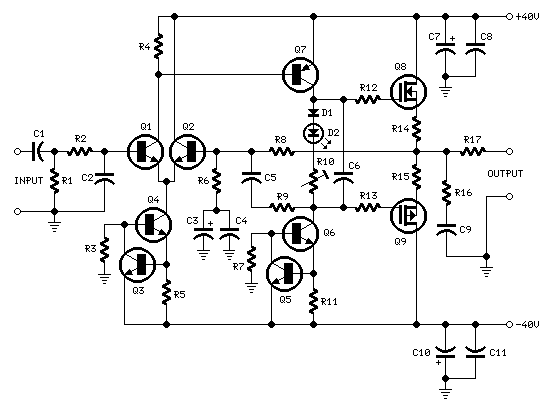 60W MOSFET Amplifier