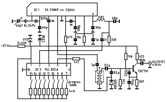 PLL Stereo Decoder mit Philips TEA5581T Steckmodul 