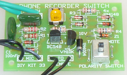Telephone Recorder Switch