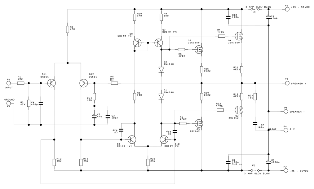 300 Watt MOSFET HI-FI Power Amplifier