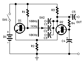 Simple 1.5V Square Wave Generator