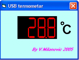 USB DS1820 PC Thermometer
