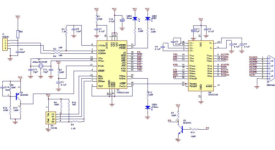 Rs232 To Usb Pin Diagram