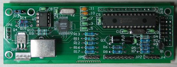 USB - LCD with PIC Microcontroller & FT232