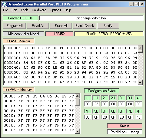 serial pic programmer software