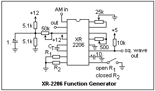XR2206 Function Generator