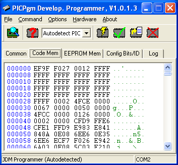 JDM2 PIC 18F Programmer