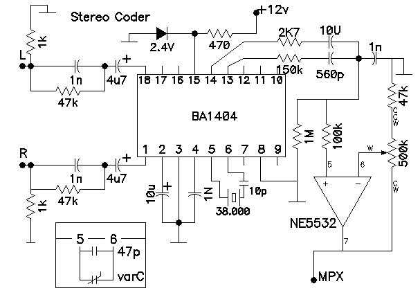 BA1404 Stereo Encoder