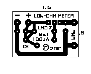 Low Ohm Meter - Measures 0.001 up to 1.999 Ohm