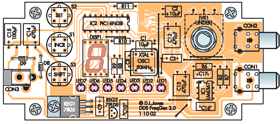 thumbnail image 2 of DPA-1698 2CH Function Generator Amplifier – 0-100KHz, 10Wx2, For DDS Signal Generator W/ Power Adapter 2 of 2
