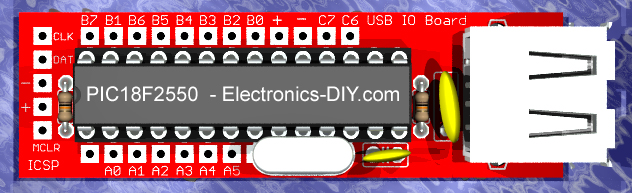 AD8307 USB 0-500MHz RF Power Meter USB IO Board