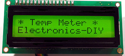 PIC Temp Meter LCD