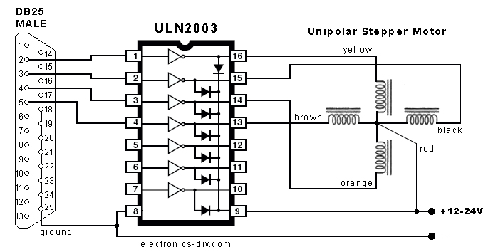 Parallel Port Schematic