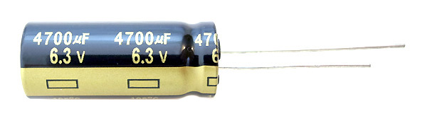 6.3 V Radial 4700uF Panasonic-eeufm0j472l-Condensateur