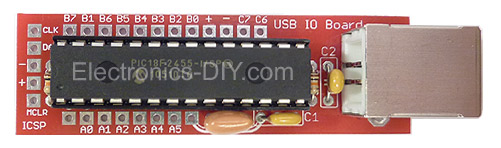 USB IO Board PIC18F2455 / PIC18F2550