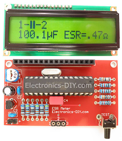 ESR Meter (Equivalent Series Resistance Meter) – Electronic