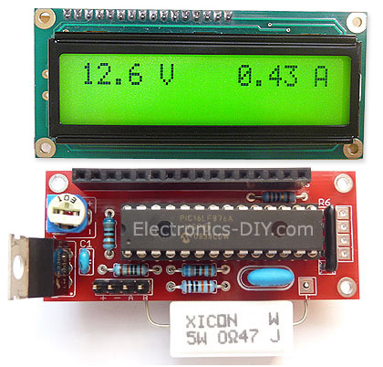 Voltmeter Ammeter Kit - Blue Backlight LCD