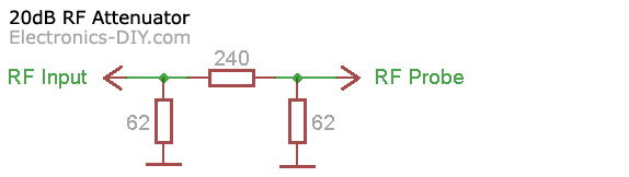 20dB RF Attenuator