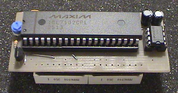ICL7107 / ICL7106 volt meter circuit