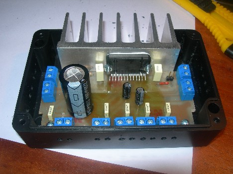 DIY 4 x 22W Car Audio Amplifier Based on TDA7384