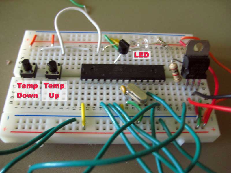 Thermostat Controller with LCD