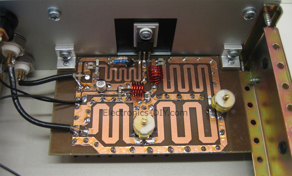 6 Watt FM Transmitter Amplifier heat sink wiring diagram 