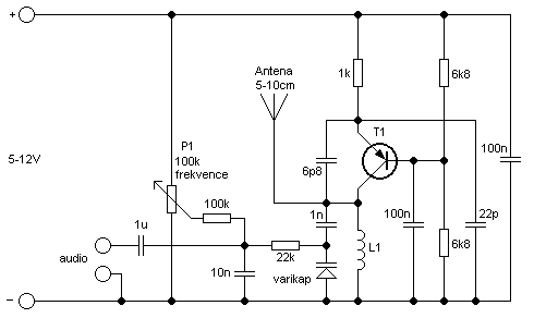 one transistor fm radio