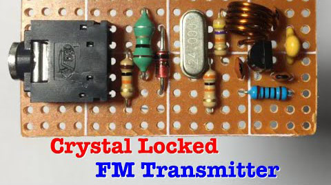 Easy Crystal Locked FM Transmitter