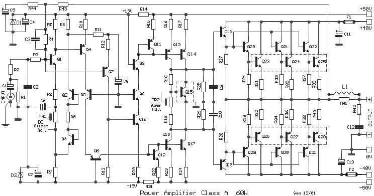 60W Class-A Power Amp