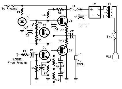 60W Bass Amplifier