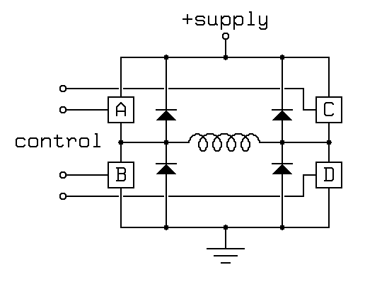 Basic Stepping Motor Control Circuits