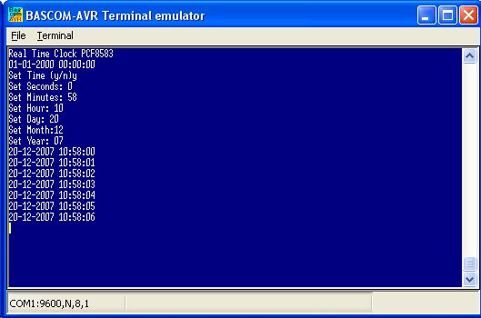 Real Time Clock PCF8583