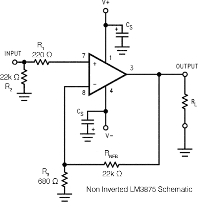 LM3875 Gainclone Power Amplifier