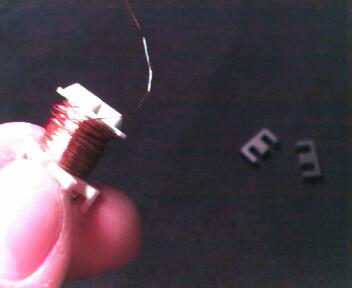 Unwinding copper wire