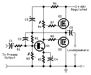 30W MosFet Audio Amplifier