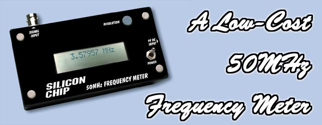 50MHz Frequency Meter