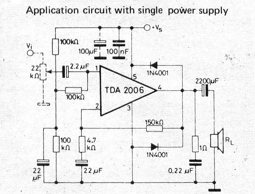 TDA2006 12W Power Amplifier