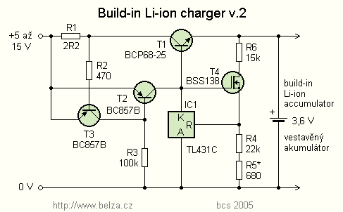 Li-ion Battery Charger with TL431