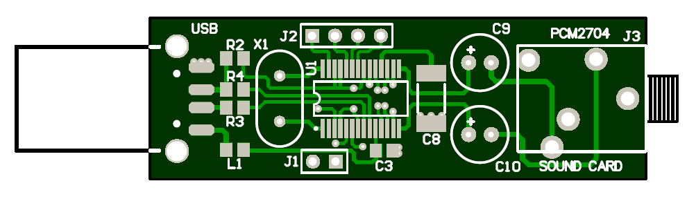 Sound Card with PCM2704 